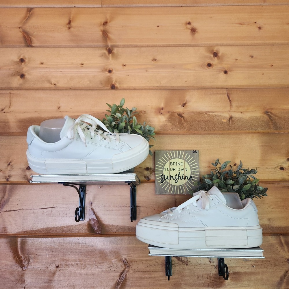 Converse Chuck All Star Cruise Totally Egret White Smooth Leather M 10.5 WMN 12